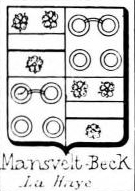 Mansvelt Coat of Arms / Family Crest 2