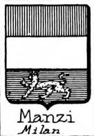 Manzi Coat of Arms / Family Crest 1