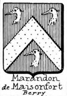Marandon Coat of Arms / Family Crest 0