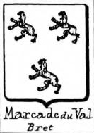 Marcade Coat of Arms / Family Crest 2
