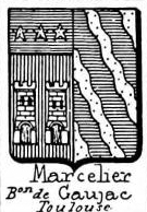 Marcelier Coat of Arms / Family Crest 0