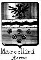 Marcellini Coat of Arms / Family Crest 1