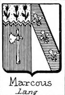 Marcous Coat of Arms / Family Crest 1