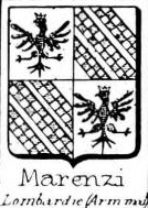 Marenzi Coat of Arms / Family Crest 6