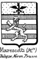 Marescotti Coat of Arms / Family Crest 2