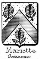 Mariette Coat of Arms / Family Crest 1