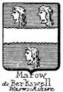 Marow Coat of Arms / Family Crest 1