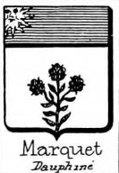 Marquet Coat of Arms / Family Crest 2