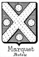 Marquet Coat of Arms / Family Crest 1
