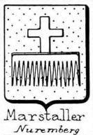 Marstaller Coat of Arms / Family Crest 1