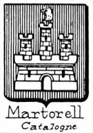 Martorell Coat of Arms / Family Crest 1