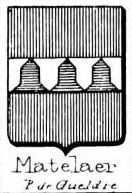 Matelaer Coat of Arms / Family Crest 0