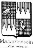 Maternstein Coat of Arms / Family Crest 1