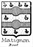 Matignon Coat of Arms / Family Crest 0
