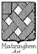 Matringhem Coat of Arms / Family Crest 0