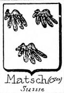 Matsch Coat of Arms / Family Crest 0