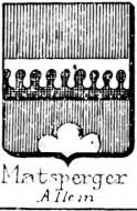 Matsperger Coat of Arms / Family Crest 2