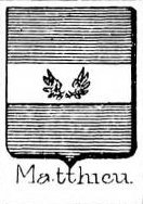 Matthieu Coat of Arms / Family Crest 2