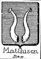 Matthisen Coat of Arms / Family Crest 0