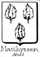Matthyssen Coat of Arms / Family Crest 0