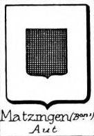 Matzingen Coat of Arms / Family Crest 0