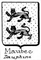 Maubec Coat of Arms / Family Crest 1