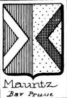 Mauntz Coat of Arms / Family Crest 1