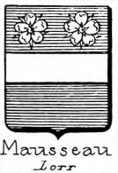 Mausseau Coat of Arms / Family Crest 0