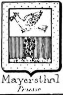 Mayersthal Coat of Arms / Family Crest 0