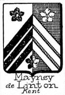 Mayney Coat of Arms / Family Crest 1
