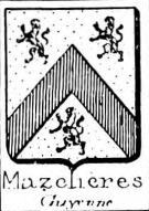 Mazelieres Coat of Arms / Family Crest 0