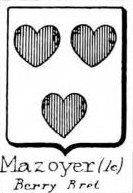 Mazoyer Coat of Arms / Family Crest 0