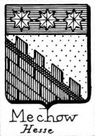 Mechow Coat of Arms / Family Crest 2