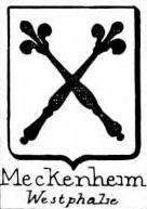 Meckenheim Coat of Arms / Family Crest 2