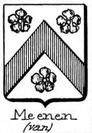 Meenen Coat of Arms / Family Crest 1