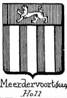 Meerdervoort Coat of Arms / Family Crest 0