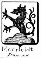 Meerfeldt Coat of Arms / Family Crest 0