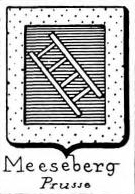 Meeseberg Coat of Arms / Family Crest 0