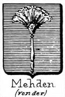 Mehden Coat of Arms / Family Crest 0