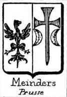 Meinders Coat of Arms / Family Crest 1
