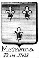 Meinsma Coat of Arms / Family Crest 1