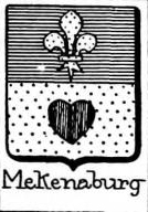 Mekenaburg Coat of Arms / Family Crest 0