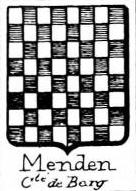 Menden Coat of Arms / Family Crest 0