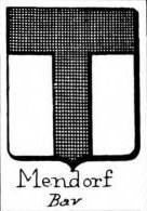 Mendorf Coat of Arms / Family Crest 1