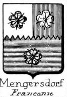 Mengersdorf Coat of Arms / Family Crest 1