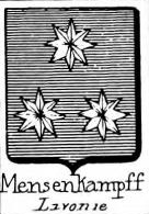 Mensenkampff Coat of Arms / Family Crest 0
