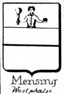 Mensing Coat of Arms / Family Crest 0