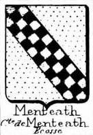 Menteath Coat of Arms / Family Crest 0