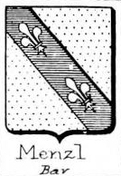 Menzl Coat of Arms / Family Crest 1