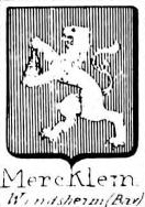Mercklein Coat of Arms / Family Crest 0